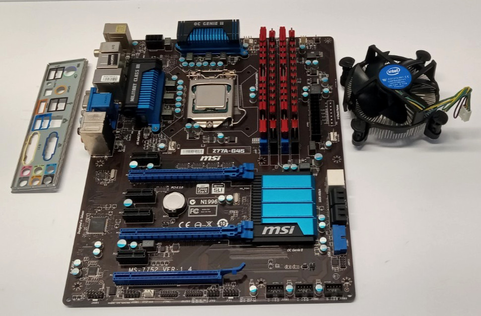 MSI Z77A-G45 LGA1155 ATX Intel Z77 Motherboard DDR3 UEFI PCIe 3.0 SLI OC Genie