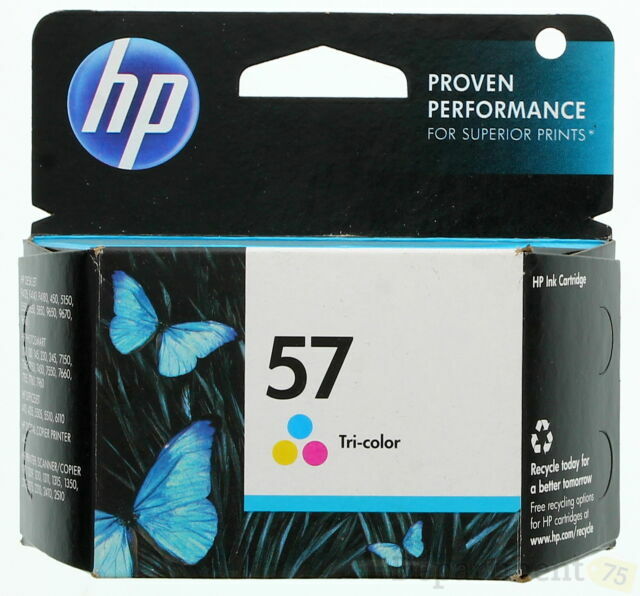 HP 57 Color Ink Cartridge NEW GENUINE EXP 12/2018