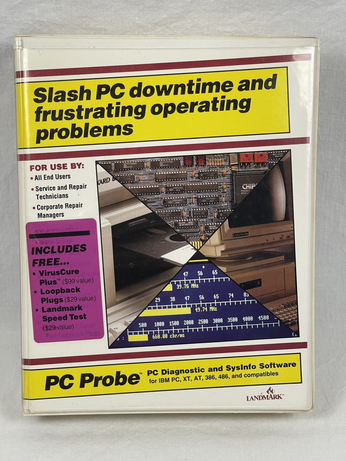 Vintage PC Probe PC Diagnostic and Sysinfo Software for IBM PC XT AT 386 486 