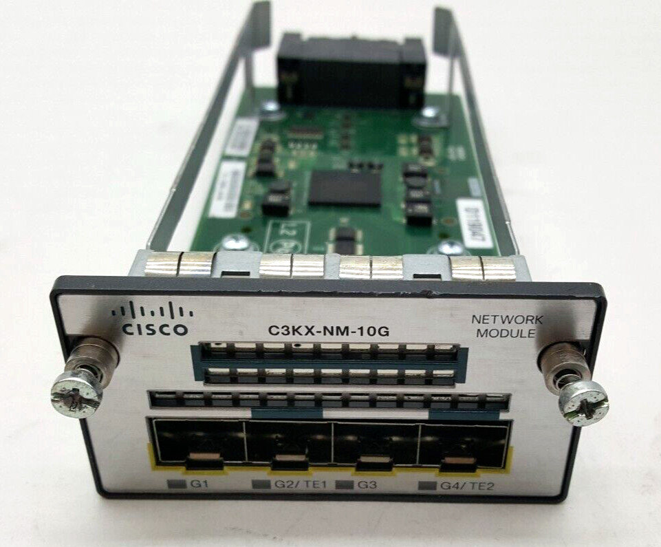 Cisco C3KX-NM-10G 10GB SFP Network Expansion Module