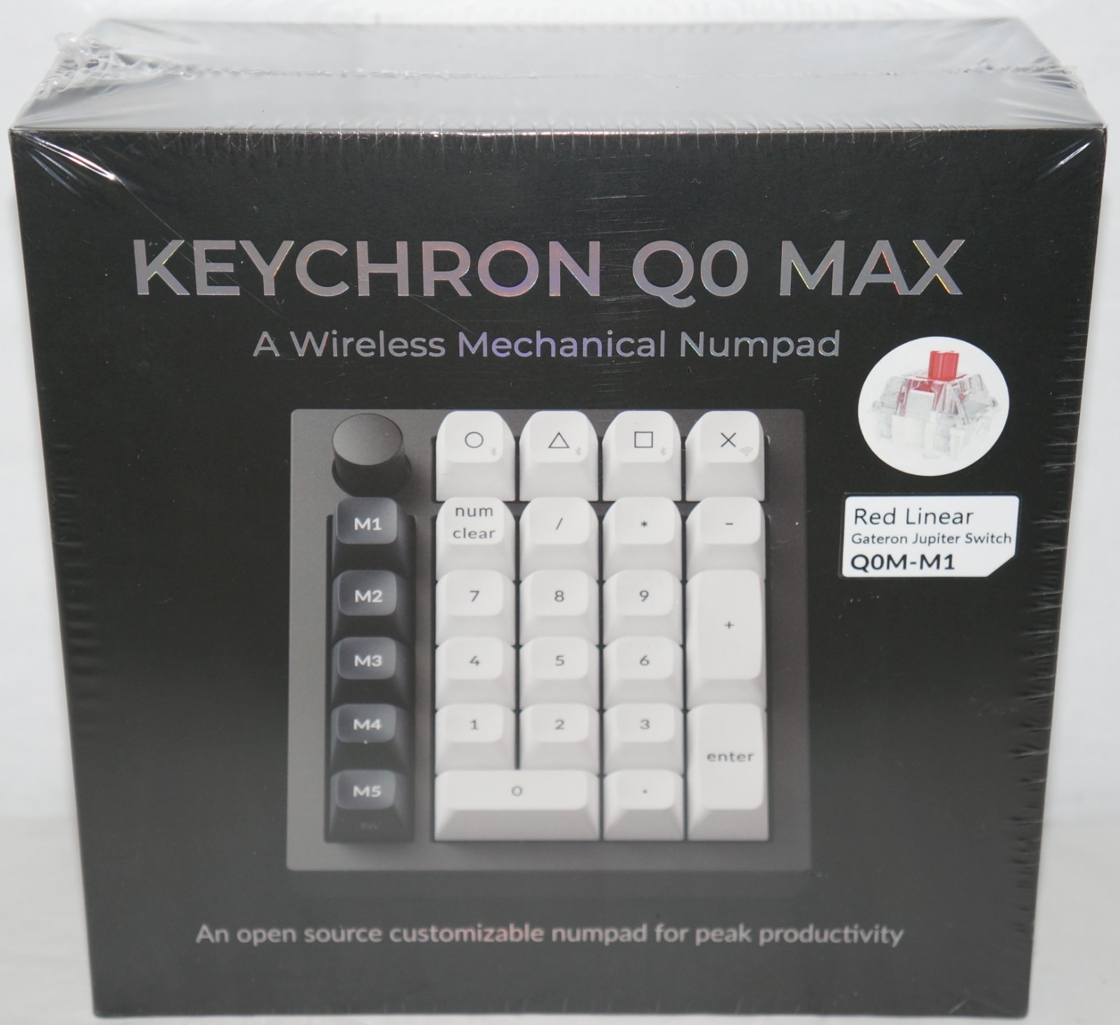 New Keychron Q0 Max Swappable Bluetooth RGB Backlight Switch Knob Version Keypad