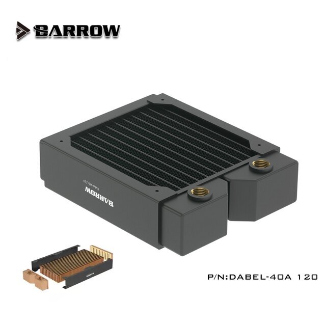 Barrow Dabel-40a Copper Radiator 40mm Thickness for 120mm Fans 120/240/360/480