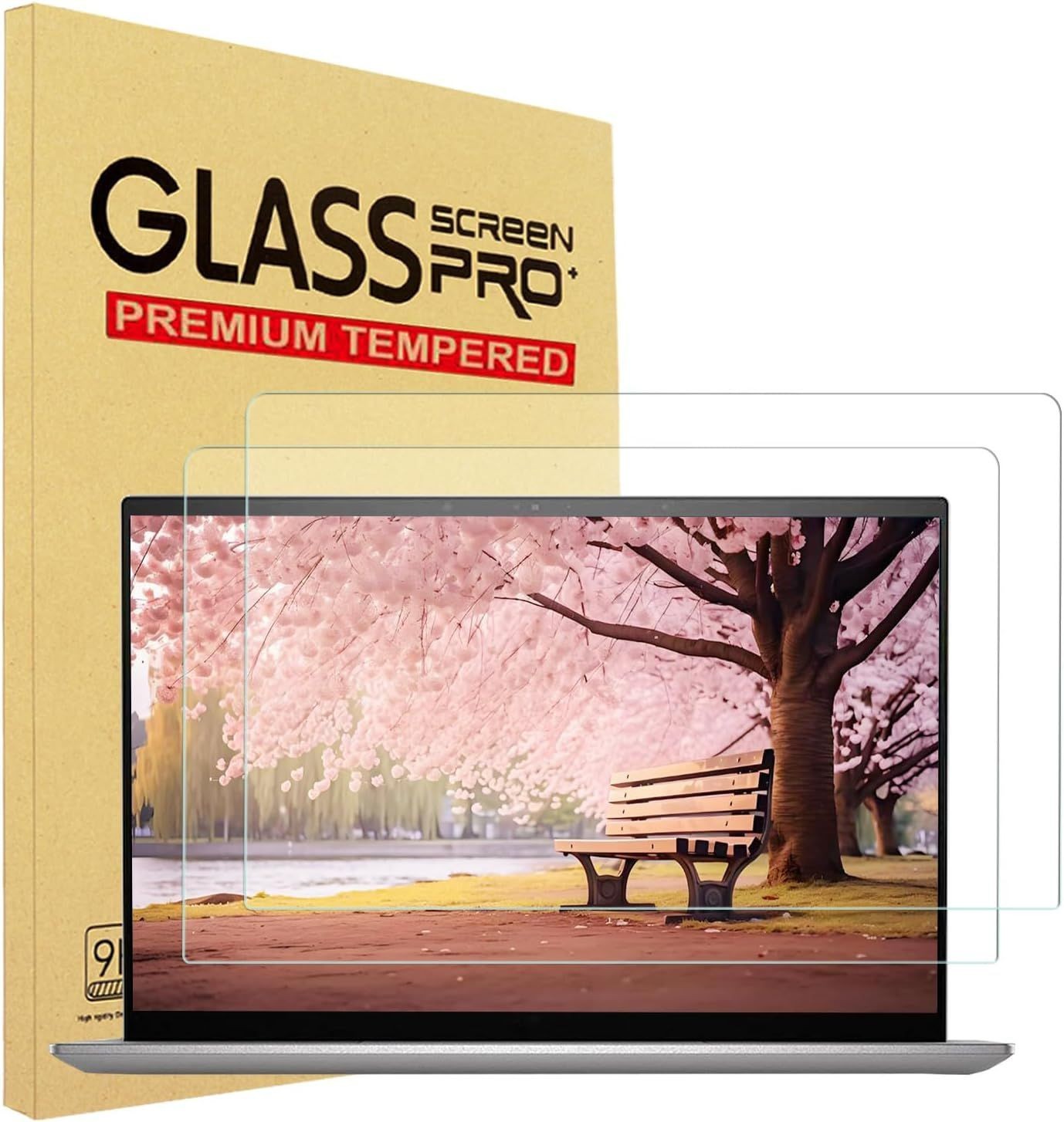 2 Pack 14 inch Tempered Glass Screen Protector for 14'' Lenovo/ASUS/Dell/HP/Acer