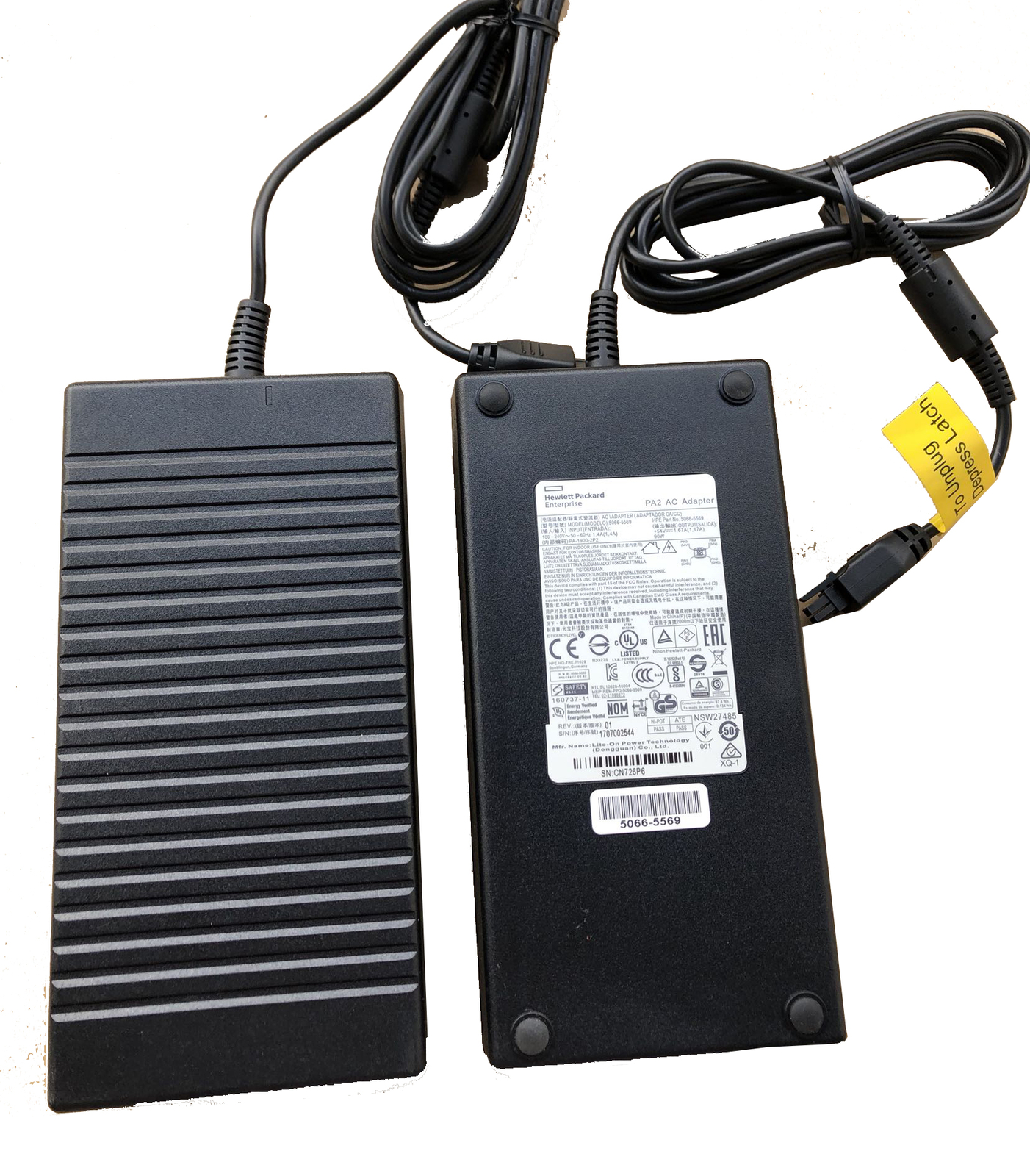 New Power supplier AC adapter for HP HPE Aruba PSU 90W 54V 1.67A 5066-2164