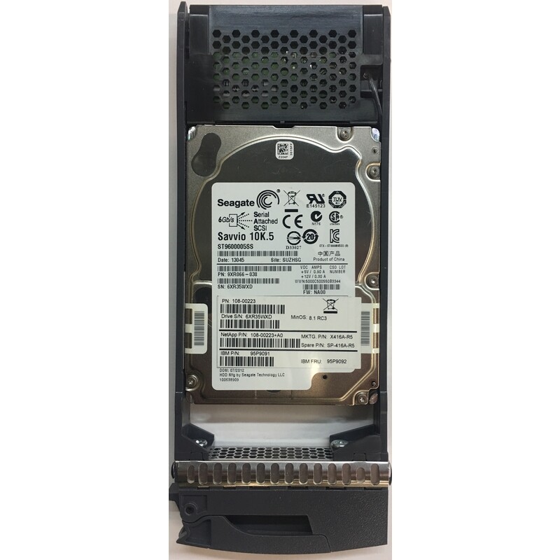 X416A-R5 - NetApp 600GB 10K RPM SAS 2.5" HDD for DS2246 24 bay enclosures, DS...