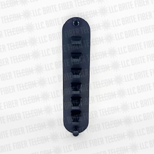 CCH-CP72-90 Compatible  Adapter Panel 6 MPO 72 fiber BLACK SM or MM KEY UP/DOWN