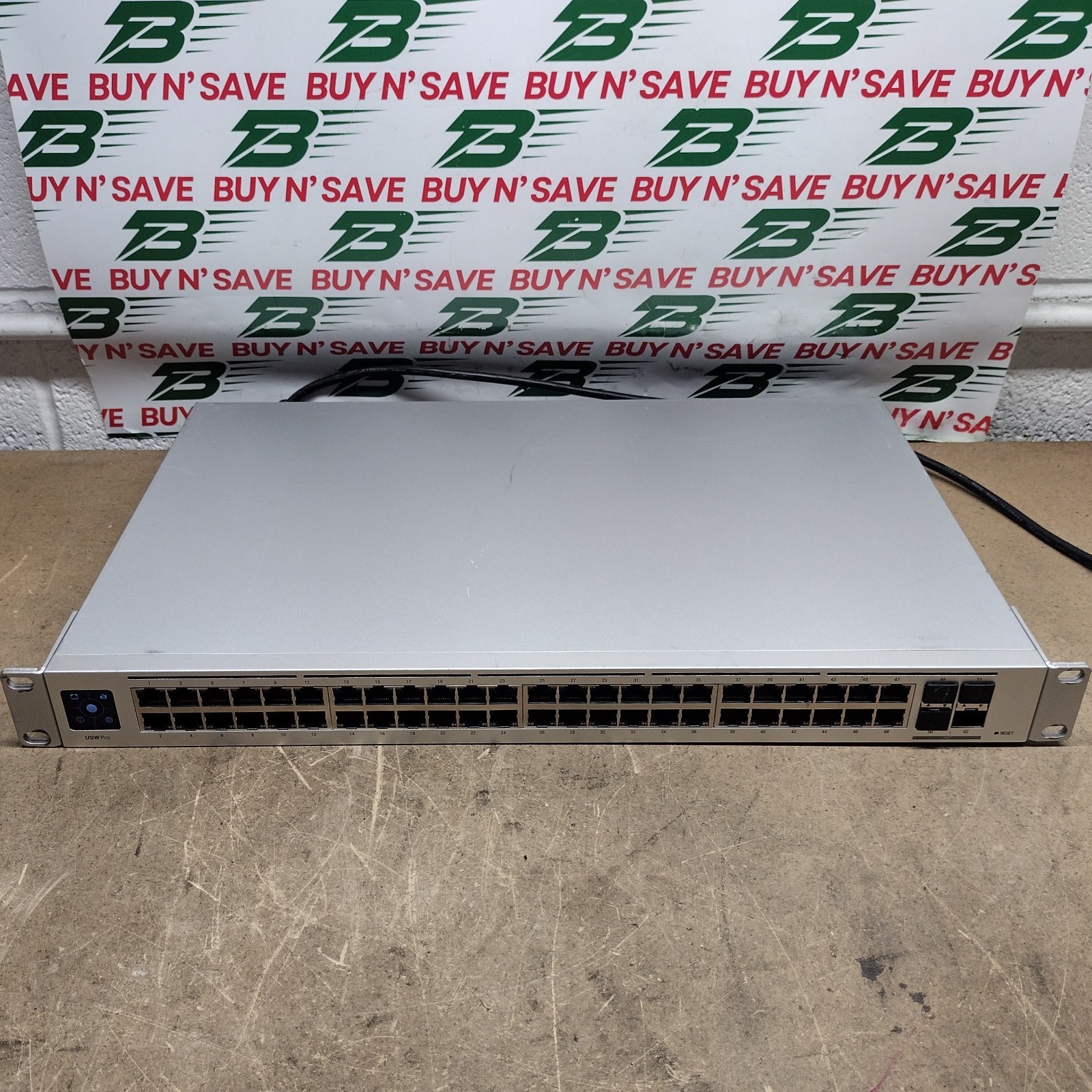 Ubiquiti UniFi Network Pro 48 Ethernet Switch USW-Pro-48 w/PwrCrd (Not PoE) USED