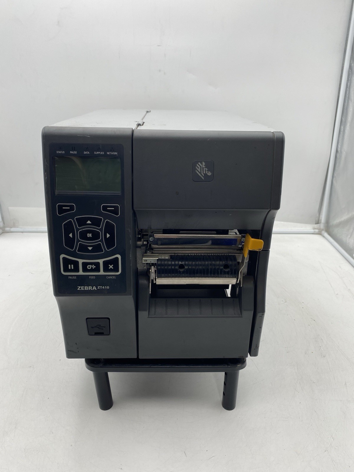 Zebra ZT410 DT Industrial Label Printer Peeler Rewinder FedEx Firmware