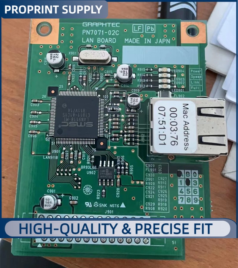 1PCNewOrigianl GRAPHTEC FC8600 / FC8000 Motherboard Network Card / I/F Panel,LAN