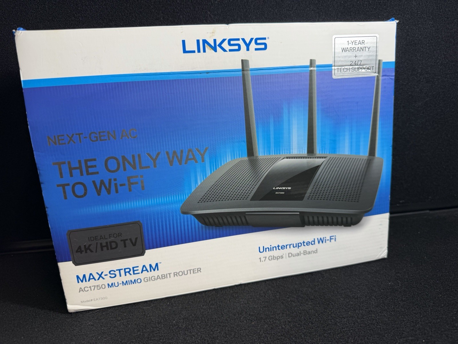 Linksys EA7300 Max-Stream:  Dual-Band Wi-Fi Router Used