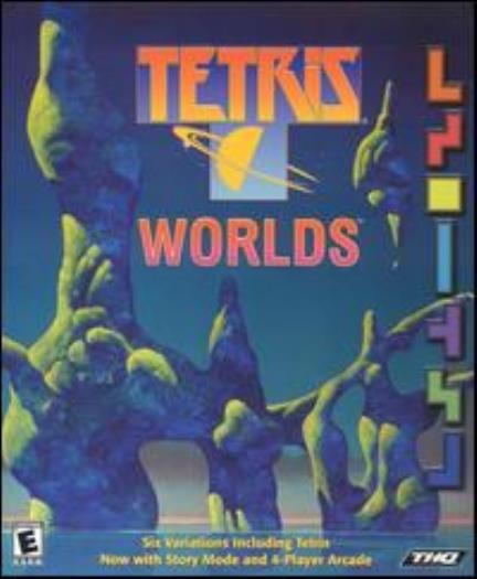Tetris Worlds PC CD classic falling blocks tile boxes puzzle space arcade game