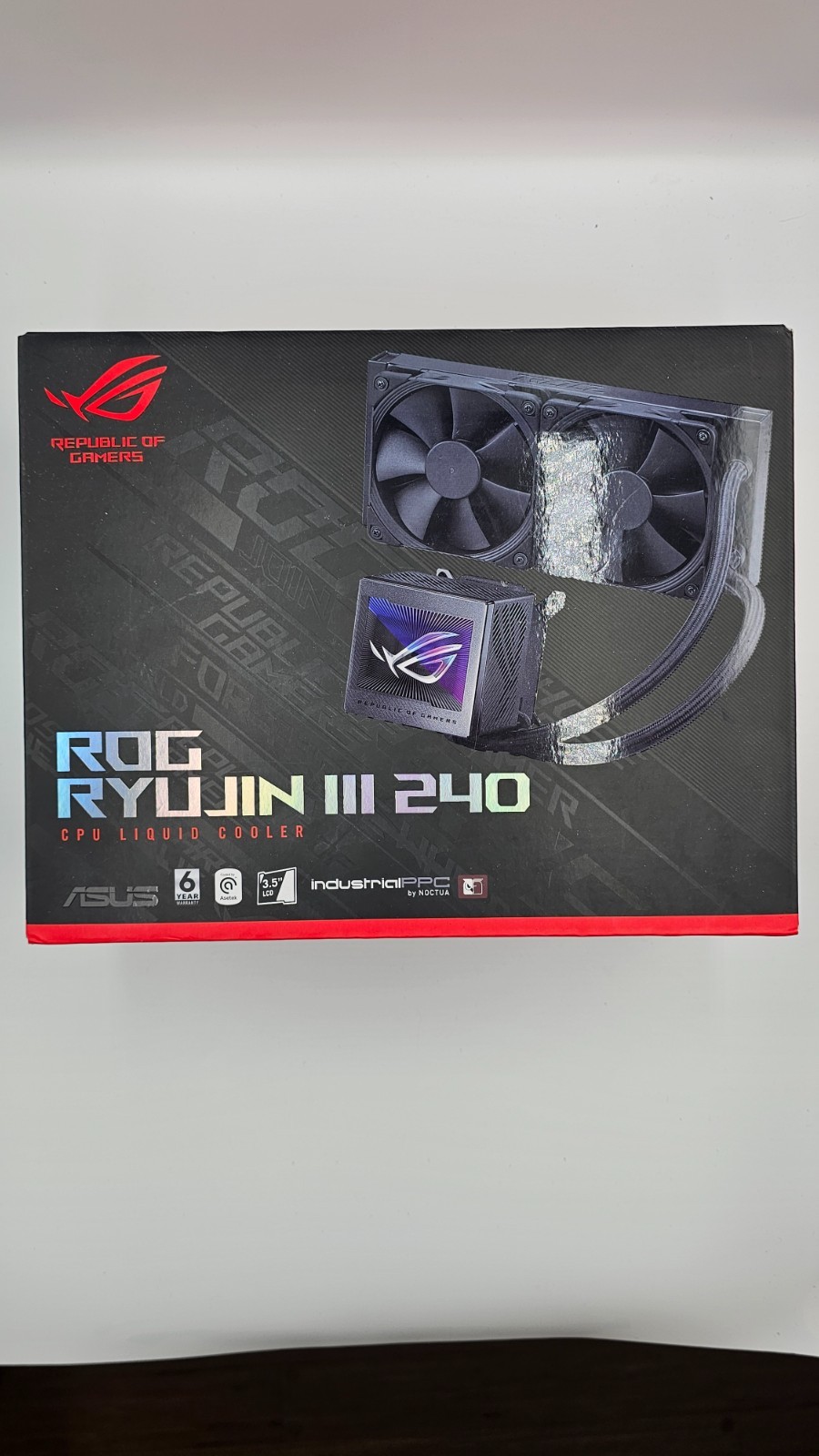 BOX ONLY - ASUS ROG Ryujin III 240 All-In-One Liquid CPU Cooler | Black