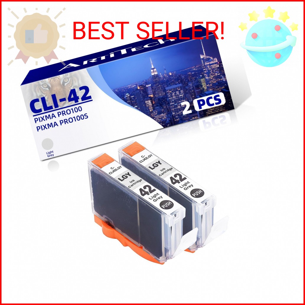 ARTITECH CLI-42 LGY Pixma Pro-100 Compatible Ink Cartridges Replacement for Cano