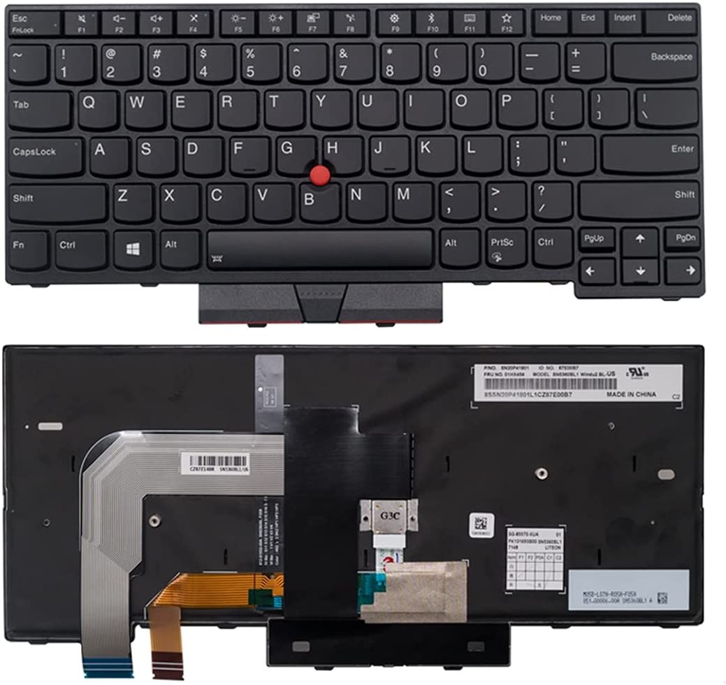 New Genuine Keyboard for Lenovo Thinkpad T470 T480 20L5 20L6 Backlit US