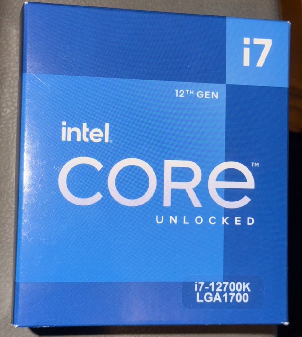 Intel Core i7-12700KF 12th Gen Unlocked 12-Core 3.6GHz LGA1700 CPU