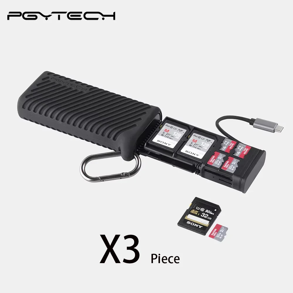 PGYTECH CreateMate High Speed Memory Card Reader USB 3.1 Type C Adapter SD/TF