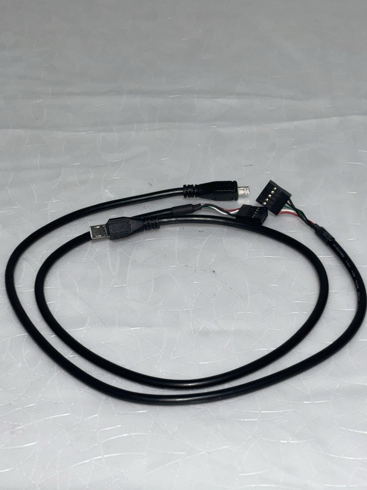 MEIRIYFA USB2.0 9Pin 10Pin Header-Micro USB Dupont Cable Adapter (2PCS)Micro USB