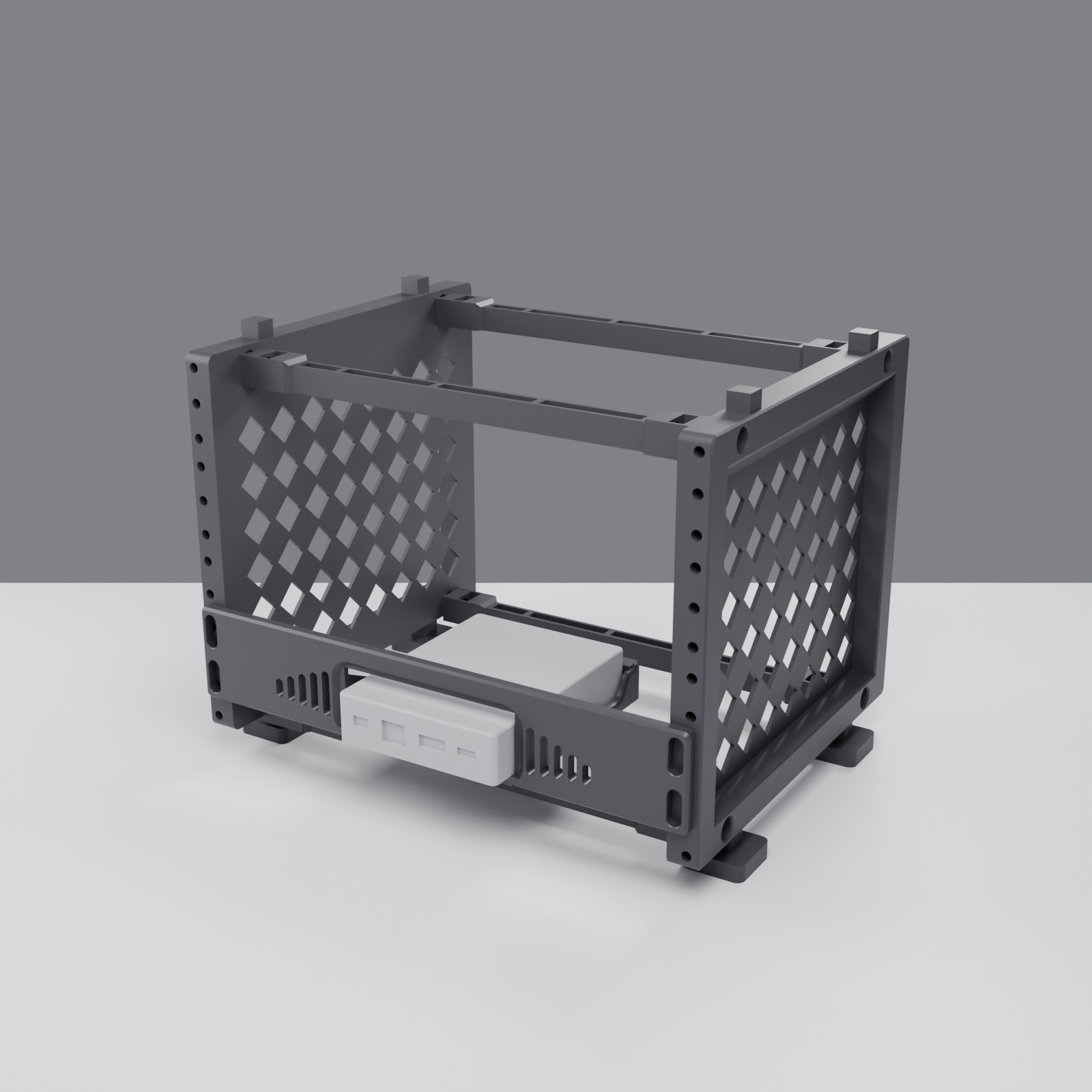10 Inch Rack Mount 1U for ZimaBlade Single Board Home Server Homelab PETG