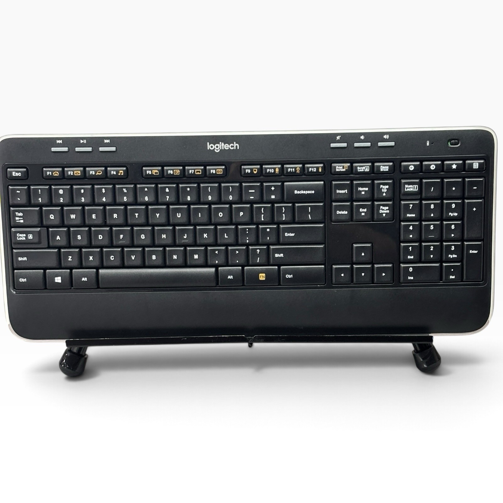 Logitech K520 Wireless Keyboard with USB Unifying Receiver Dongle Battery Cover