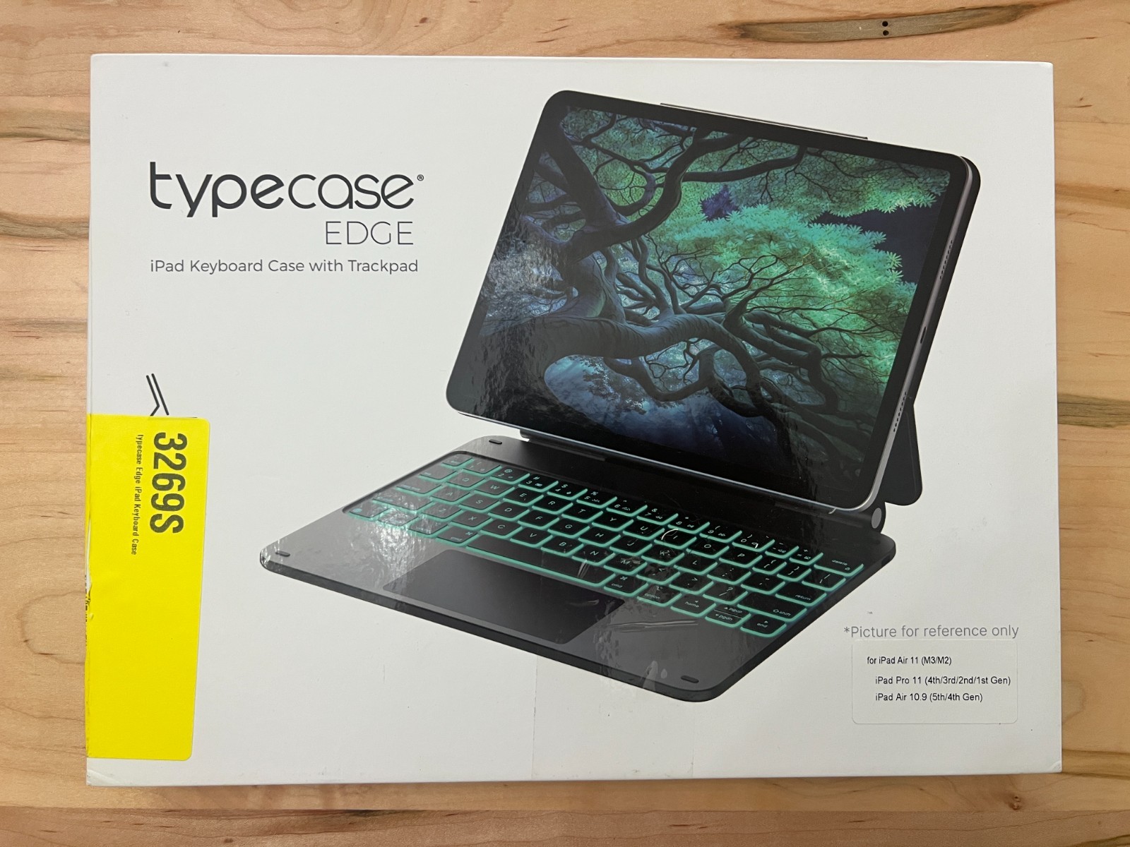 Typecase Edge Trackpad Keyboard Case iPad Air 11 M3/2 iPad Pro 11 Gen 1-4 #3269S