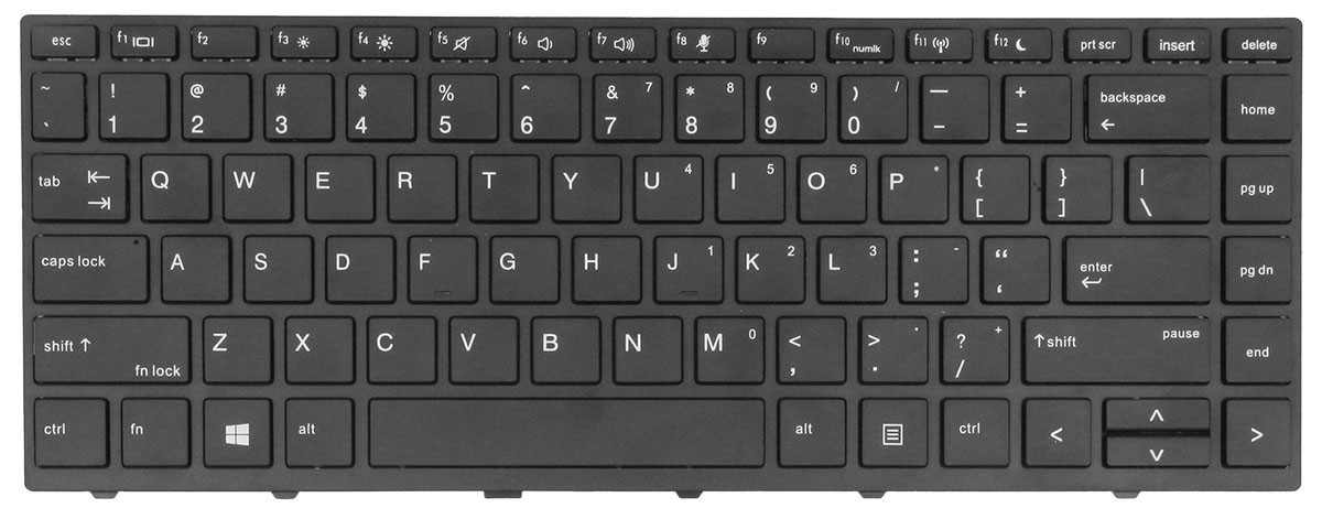 HP793 Replacement single key for keyboard HP Probook 430 440 445 G5, 640 645 G4