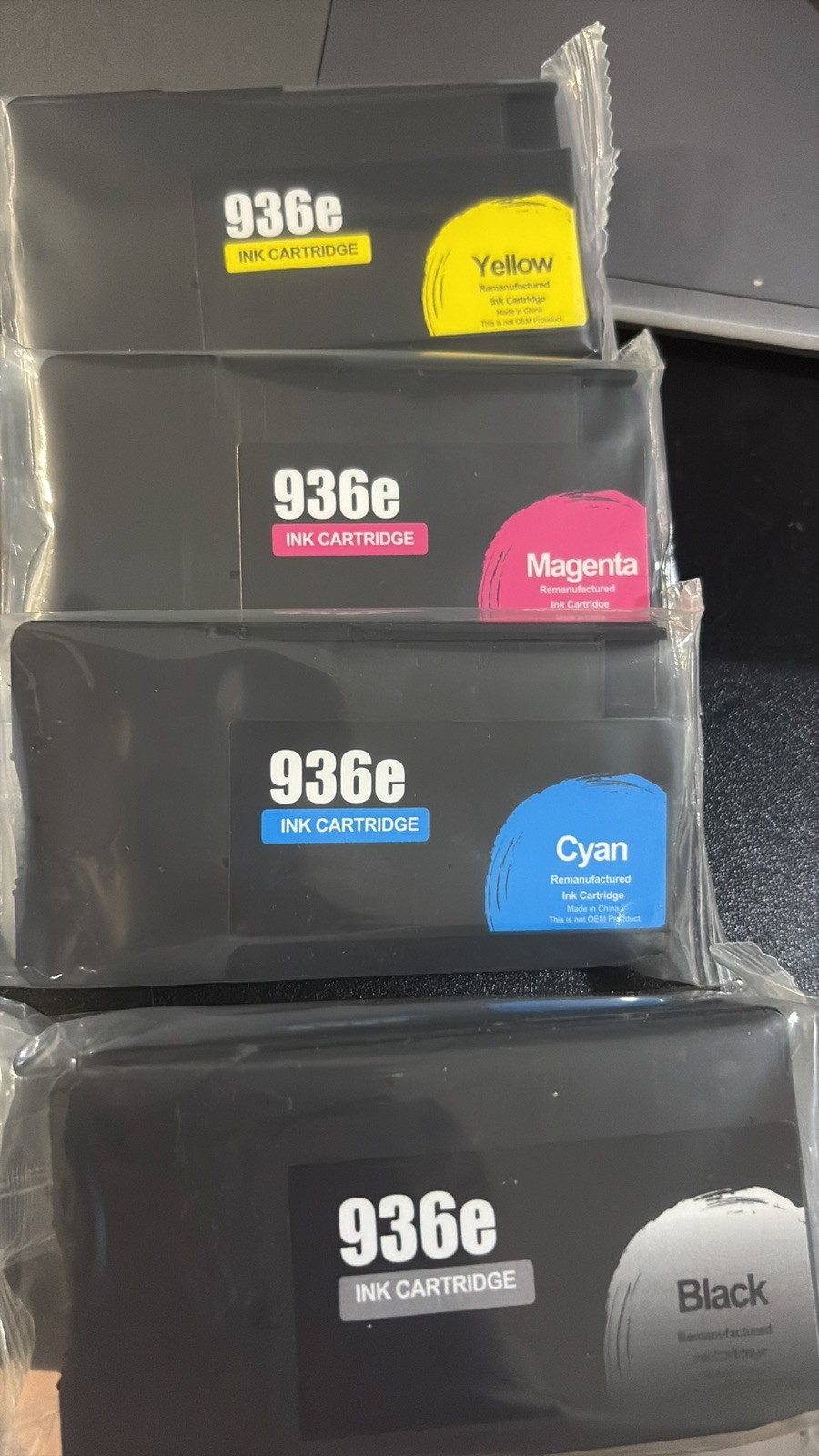 4PK 936e Compatible Ink Cartridges For HP 936e XL OfficeJet Pro 