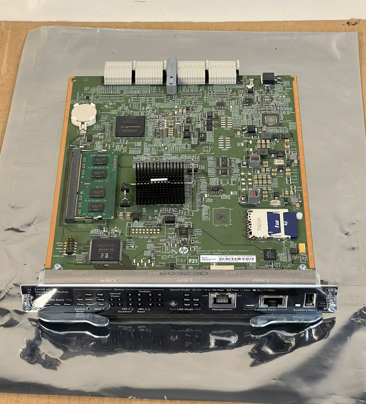 HP HPE Aruba 5400R ZL2 Management Module 4GB RAM 1GB SD