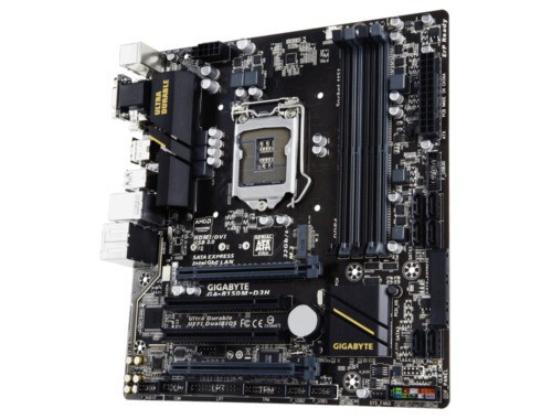 Good working Gigabyte GA-B150M-D3H Intel LGA1151 DDR4 B150M MicroATX Motherboard
