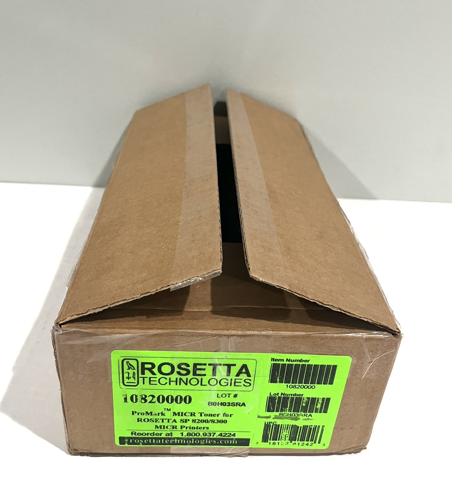 Rosetta 10820000 MICR Black Toner 1 Box 2 Cartridges For SP8200/8300 Open Box