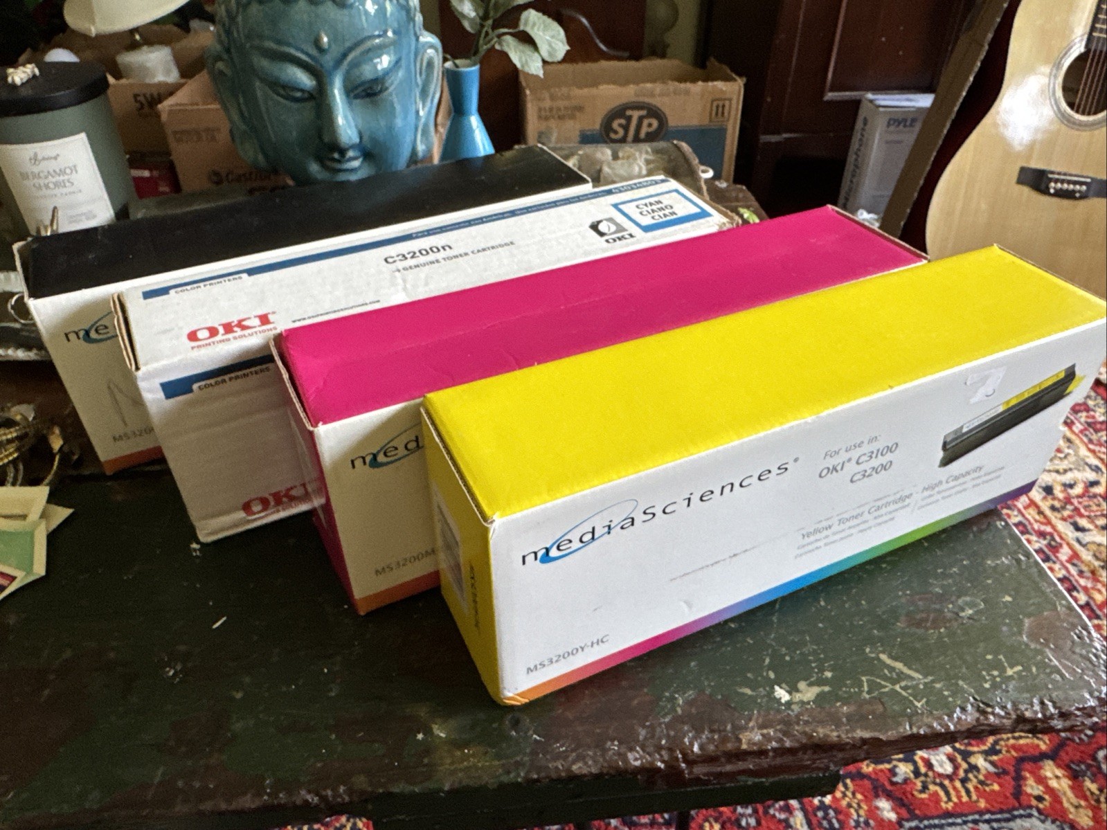 Toner Cartridge Set For OKI C3100 & C3200 Printers Complete Unused Set