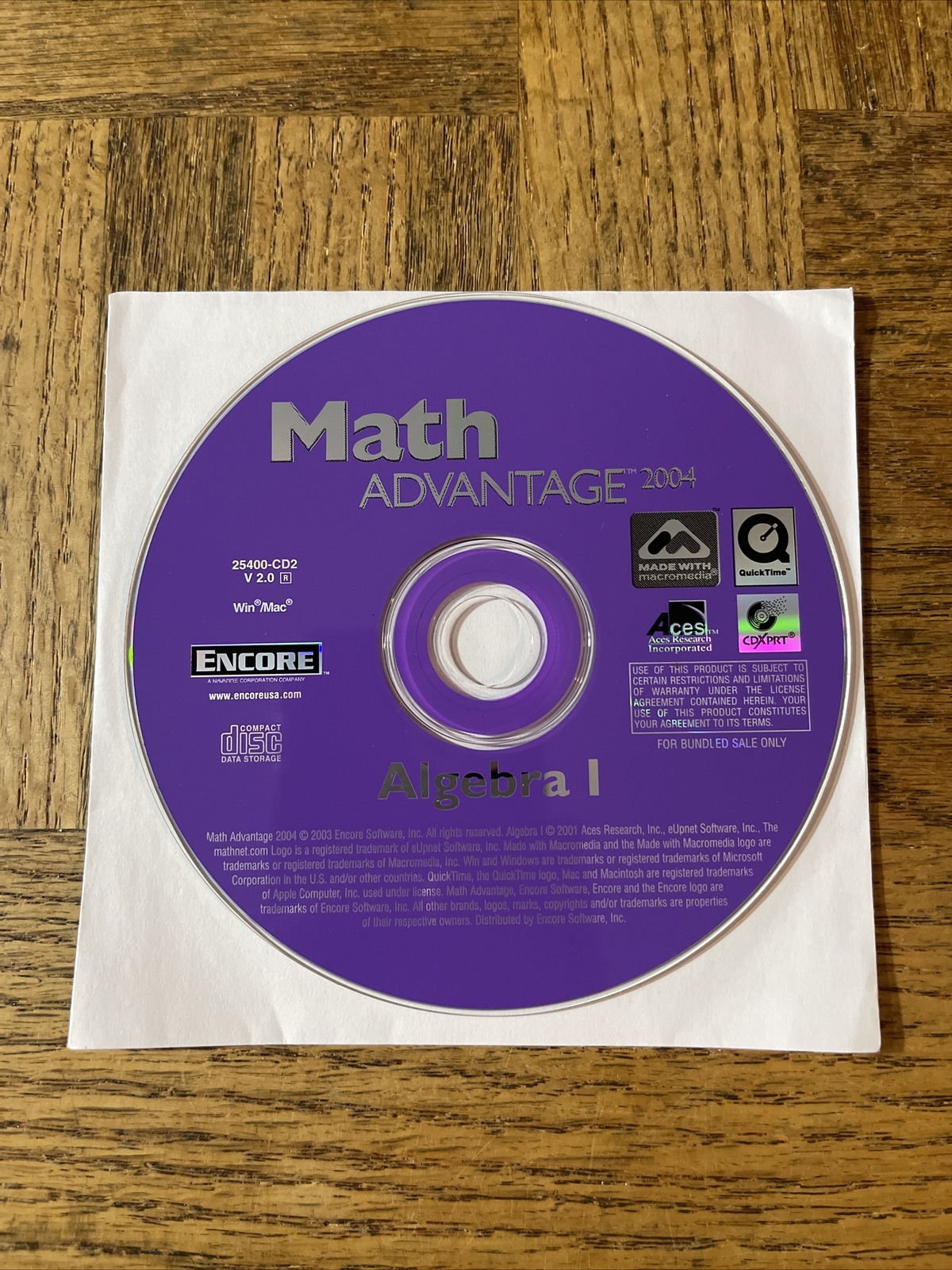 Math Advantage Algebra PC Software