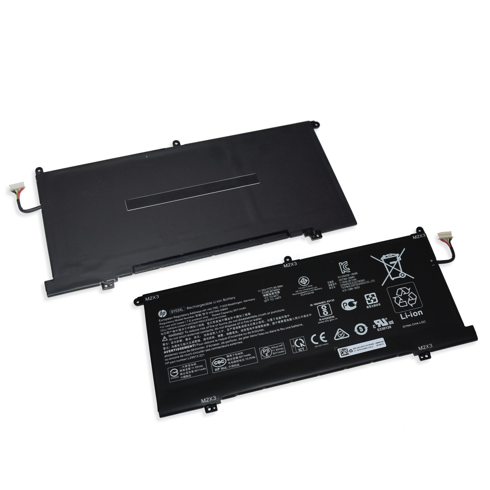 HP SY03XL Li-ion 3-Cell 5011mAh 60.9Wh Laptop Rechargeable Battery HSTNN-DB8X