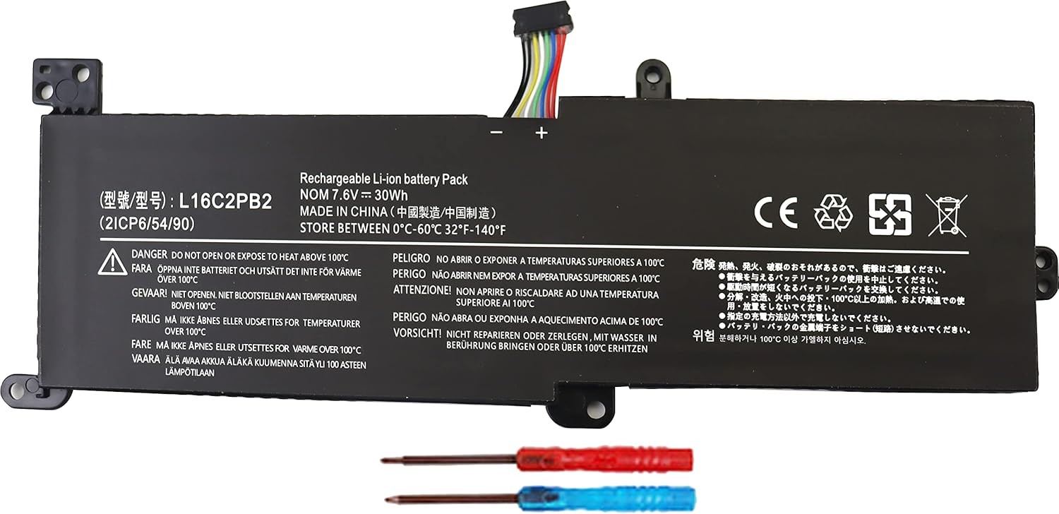 L16C2PB2 L17L2PF1 L16M2PB2 Battery Replacement for IdeaPad 330 320 S145 330