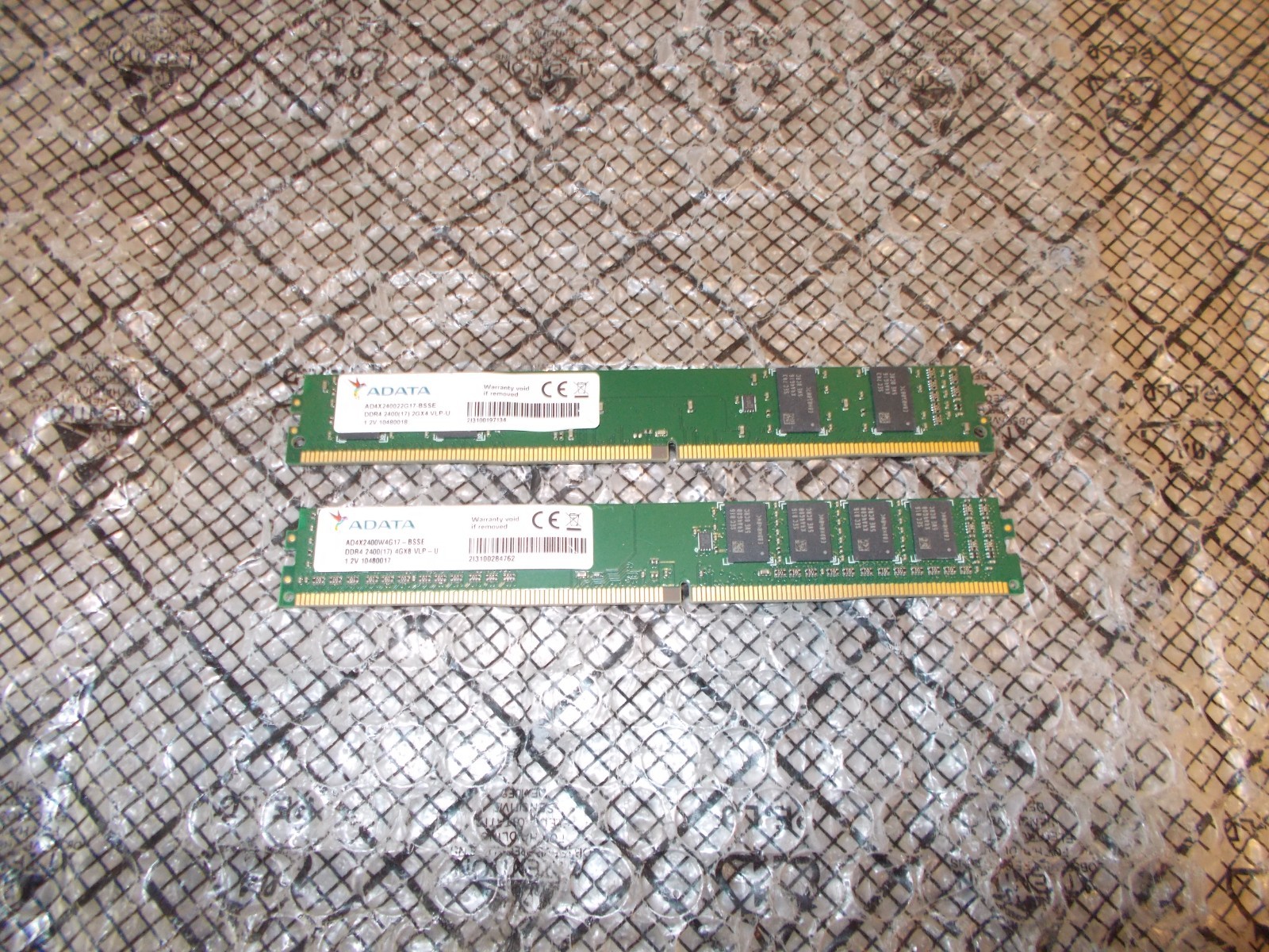 8GB (4Gx2) ADATA PC4-19200 2400mhz Non-ECC LP DDR4 Ram AD4X2400W4G17-BSSE