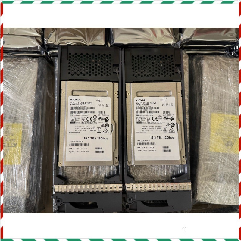 Netapp X670A SP-670A 15.3TB SAS 2.5" SSD Solid State Hard Drive 108-00530 15TB