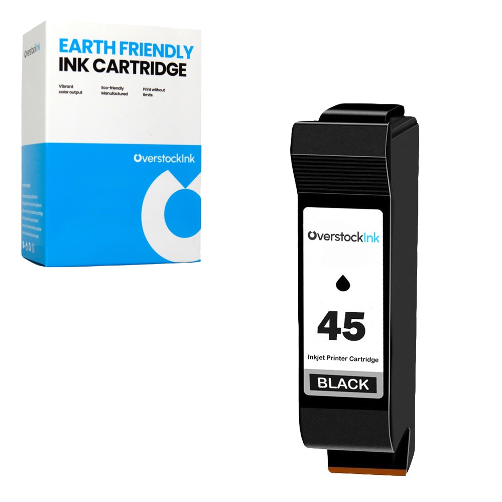 OSI 1PK Compatible HP 45 Black Ink Cartridge for OfficeJet R40 R45 R60 R65 R80