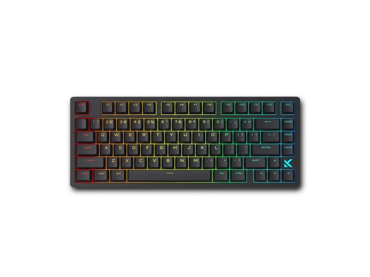 MCHOSE Jet 75 Rapid Trigger Keyboard 75% Percent, Hall Effect Black Gaming Keybo