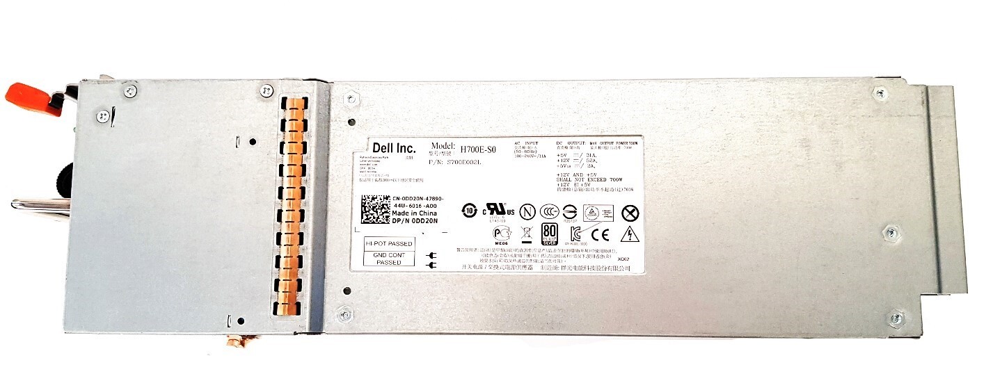 Dell Equallogic PS4100 Power Supply 700W SC220 DD20N 0DD20N CN-0DD20N