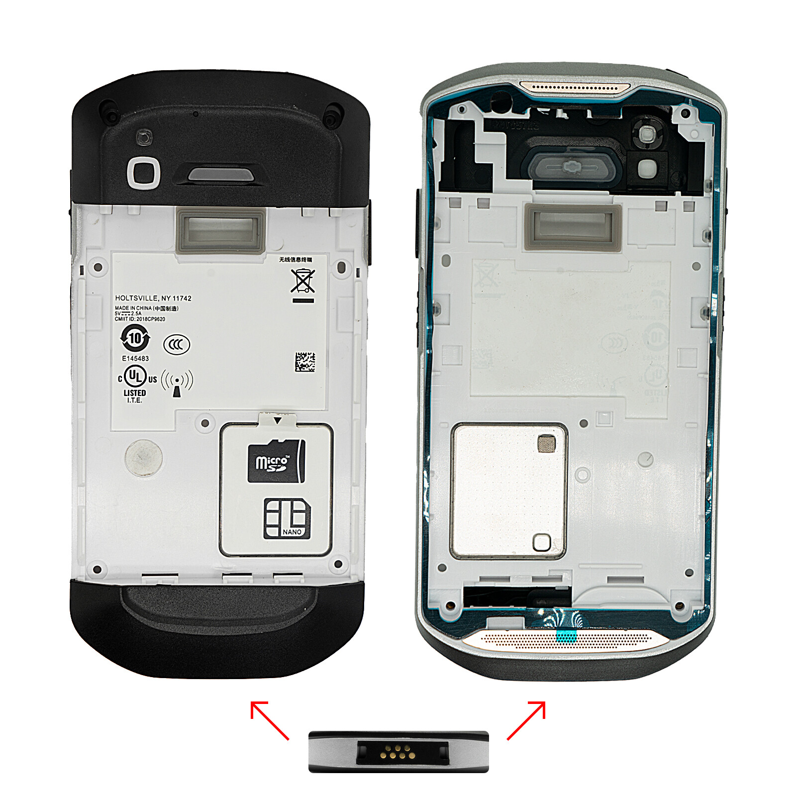 USA Middle Camera Cover w/ Side Button Replacement for Zebra TC57 TC57HO