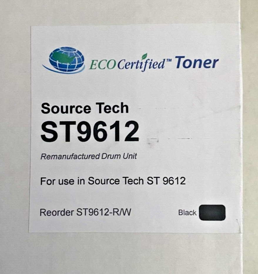 EcoCertified Source Technologies ST9612 Imaging Unit - 