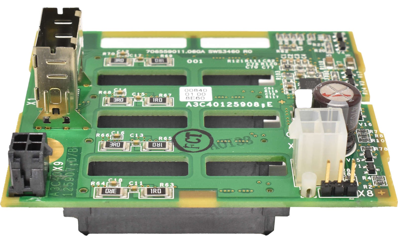 Fujitsu A3C40125908 4x2.5" SAS Backplane Primergy RX 3000 S7 S8