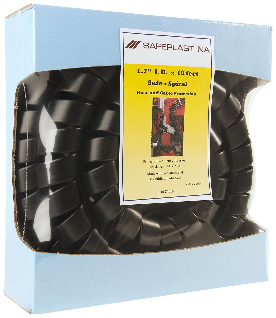 Caplugs SPPC Series – Safeplast Pre-Cut Spiral Wrap, Hose & Cable Protector, ...