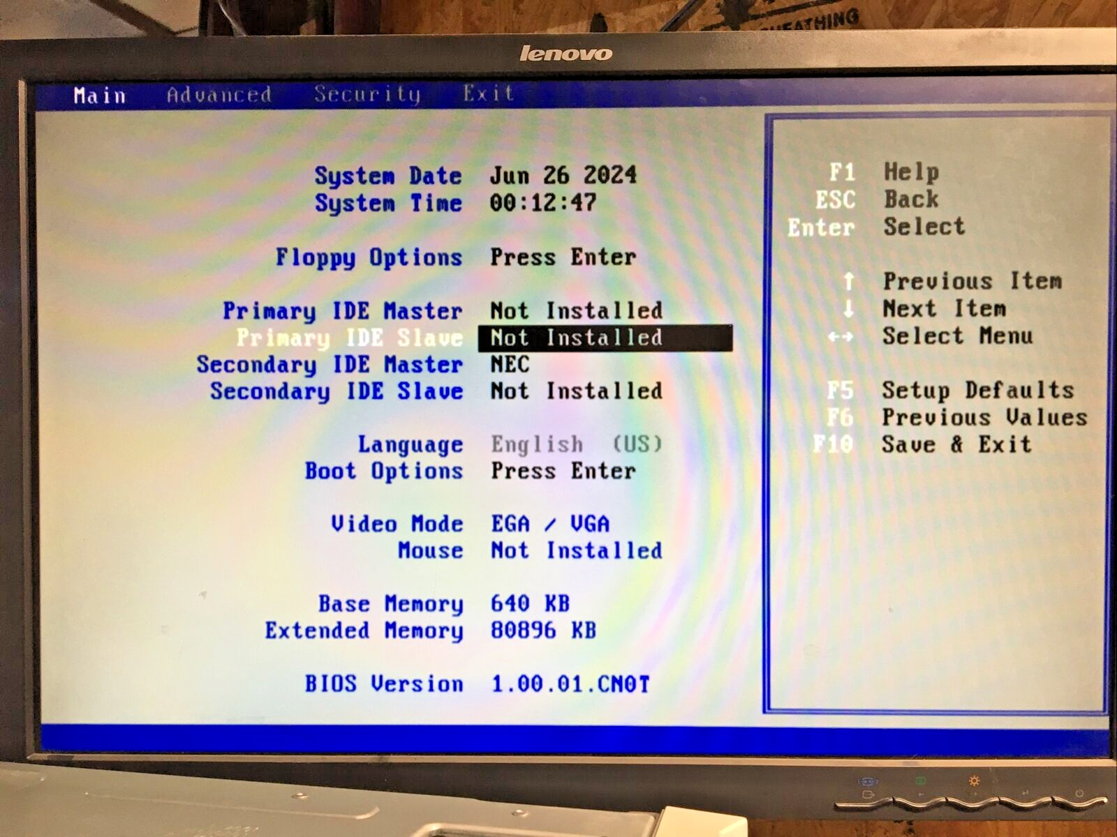 Vintage GATEWAY 2000 P5-120 ATX Tower Computer CD/3.5" Floppy Boots to BIOS