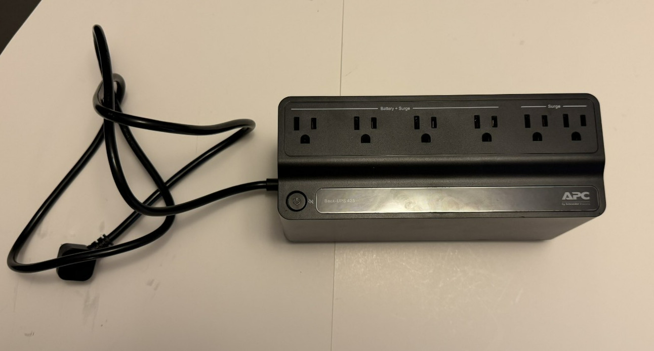 APC Back-UPS 425 Surge Protector Battery Backup - BE425M No Battery Included