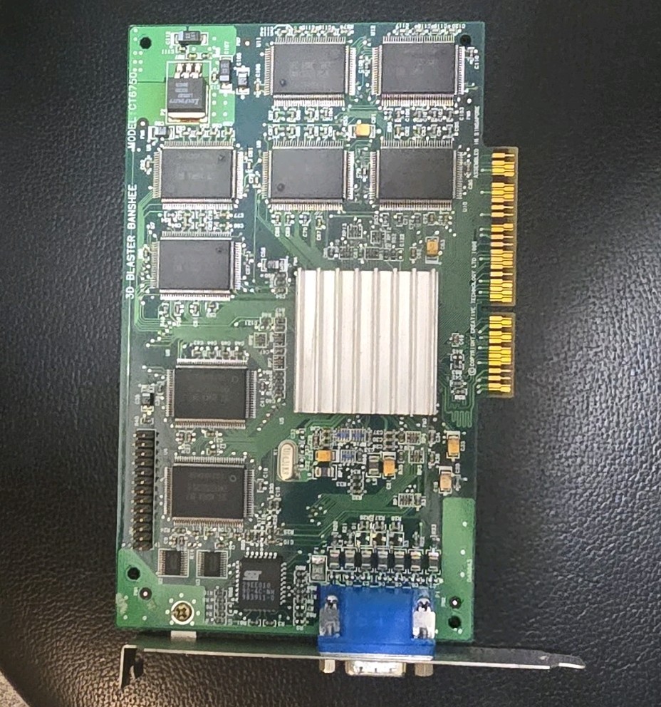 Creative 3D Blaster Banshee CT6750 3dfx Voodoo Banshee 16MB AGP Video Card