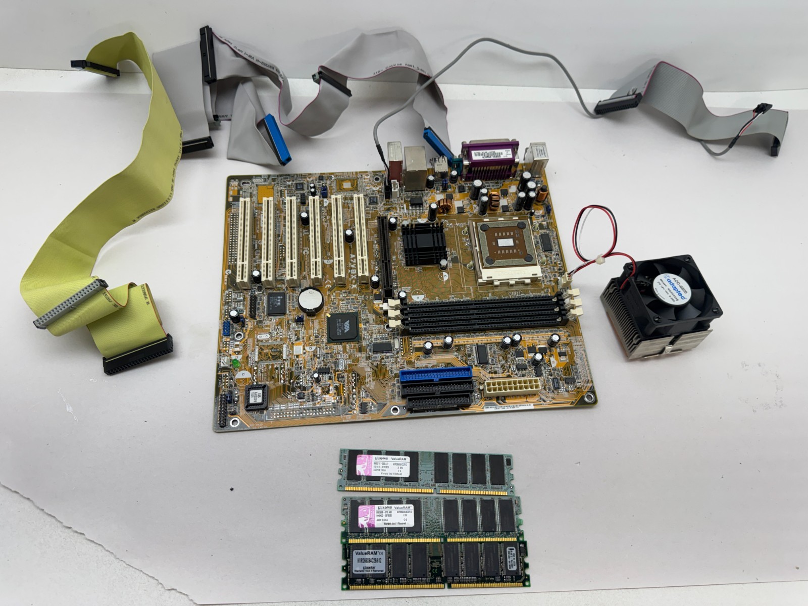 ASUS A7V8X-X Socket A Motherboard AMD Athlon XP 1.5GB DDR Kingston AGP Bundle