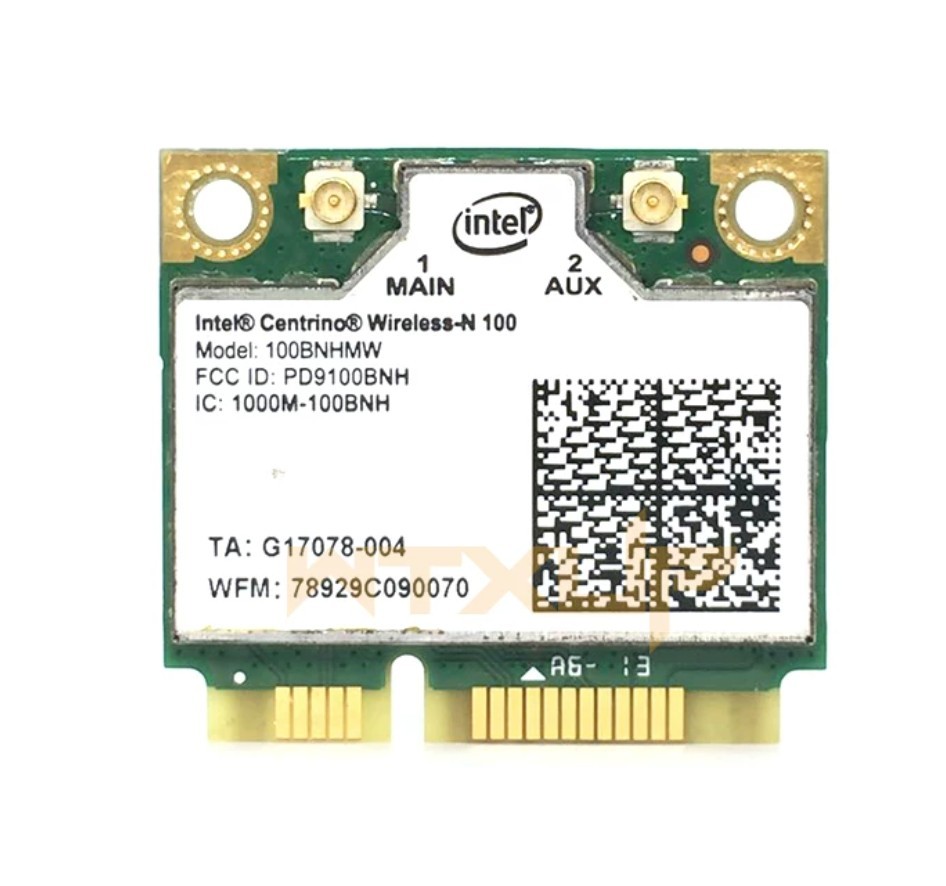 Intel Wireless-N 100 100BNHMW Mini PCIe WiFi Adapter 802.11 b/g/n WLAN Card