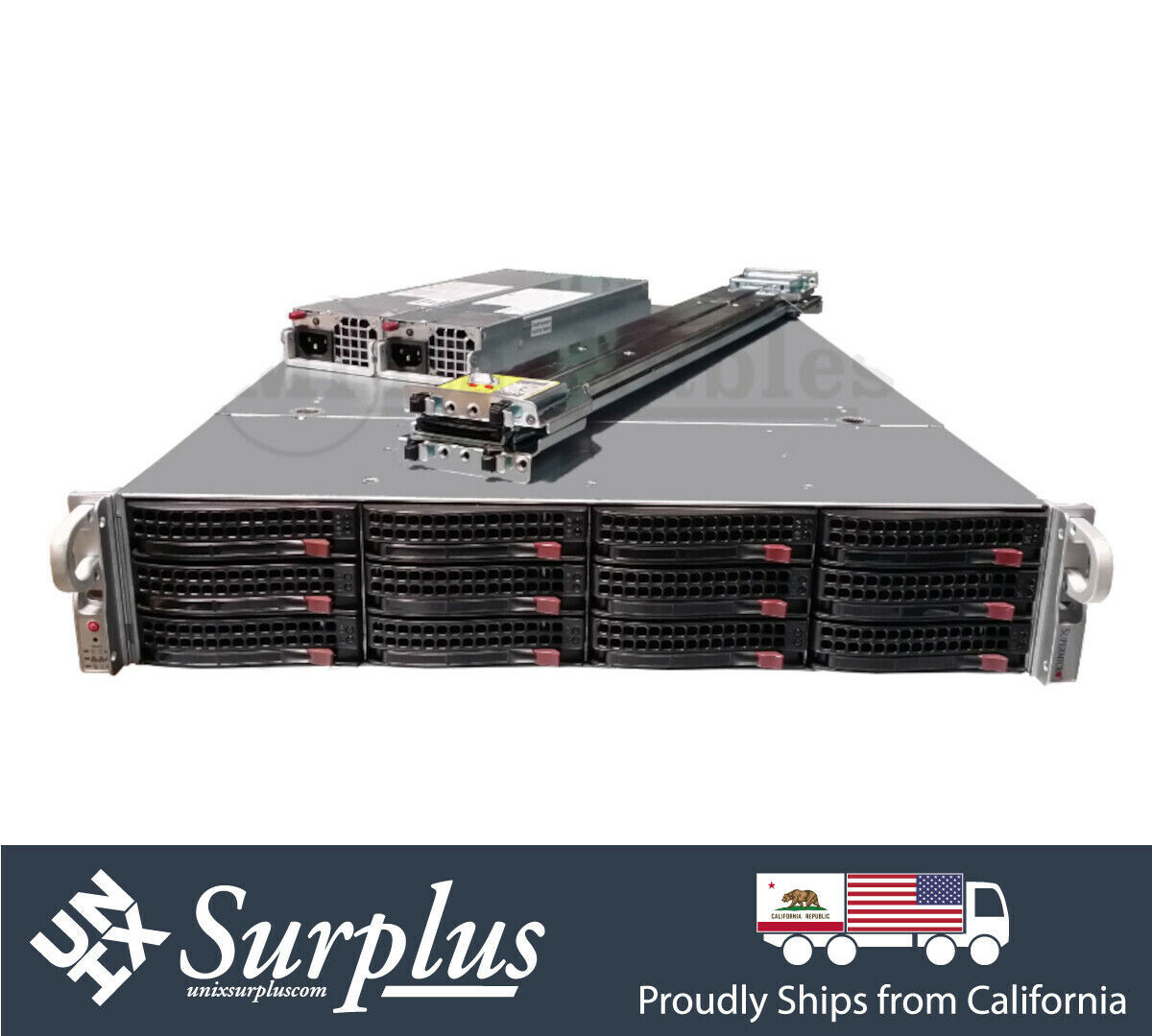 Supermicro 2U 12 Bay 4x NVME X11DPU Server 2x Xeon Gold 6130 32 Cores 128GB RAM