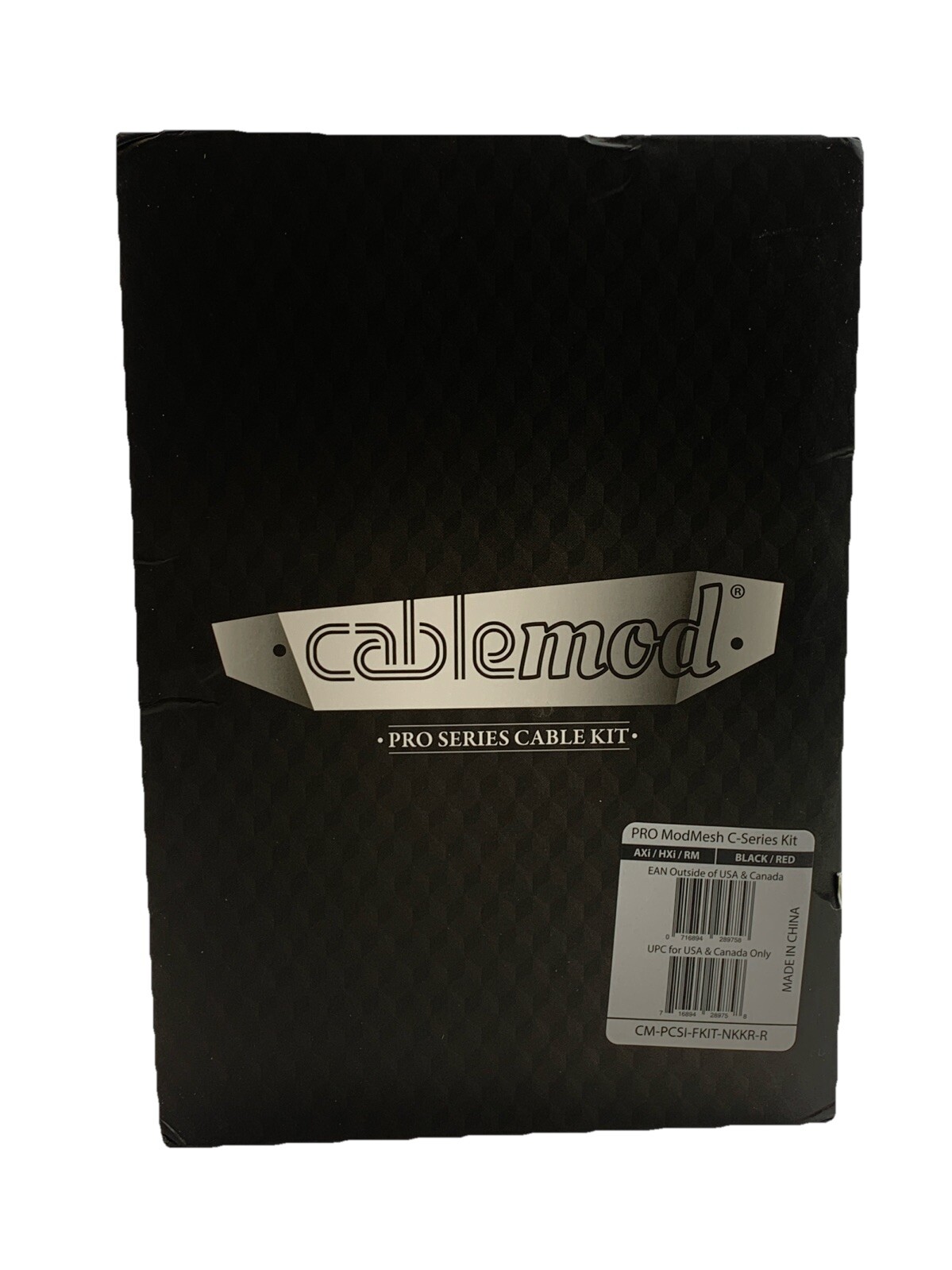 CableMod C-Series PRO ModMesh Cable Kit for Corsair AXi/HXi/RM Black and Red