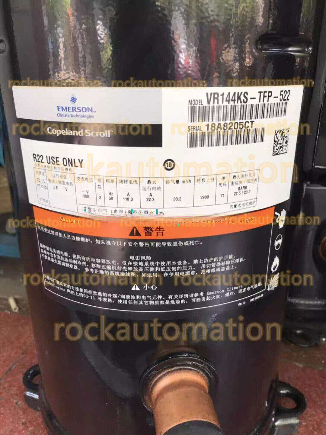 VR144KS-TFP-522  Air Conditioning Compressor VR144KSTFP522 Spot Goods